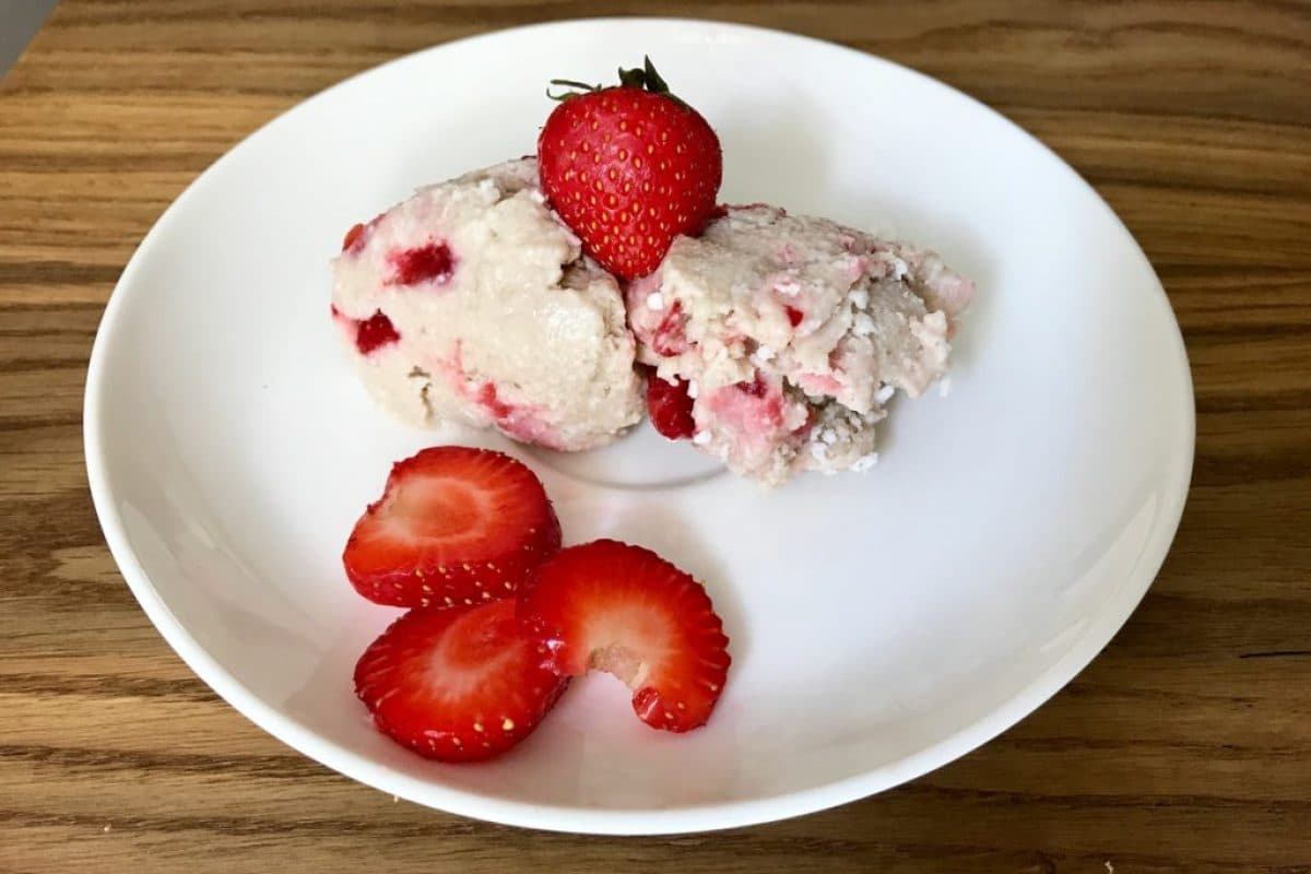 Przepis na lody truskawka, banan, kokos