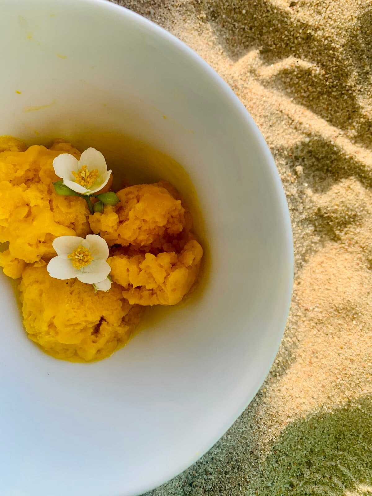 Lody o smaku mango (wege)